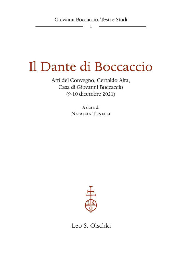 Libro Dante di Boccaccio. Atti del Convegno (Certaldo Alta