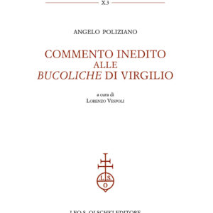 Libro Commento inedito alle «Bucoliche» di Virgilio di Angelo Poliziano - ean 9788822269416 - Olschki