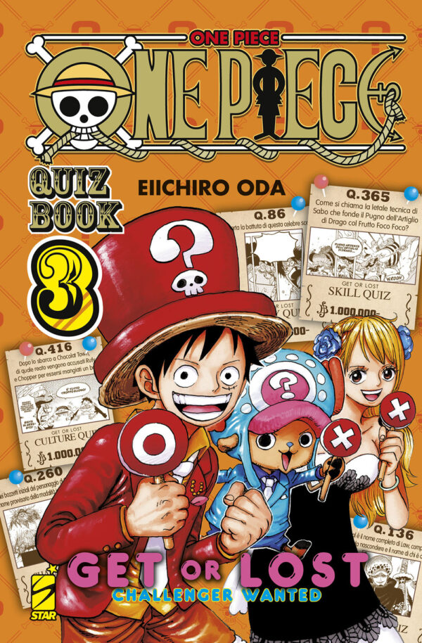 Libro One piece. Quiz book. Get or lost. Challenger wanted di Eiichiro Oda - ean 9788822638342 - Star Comics