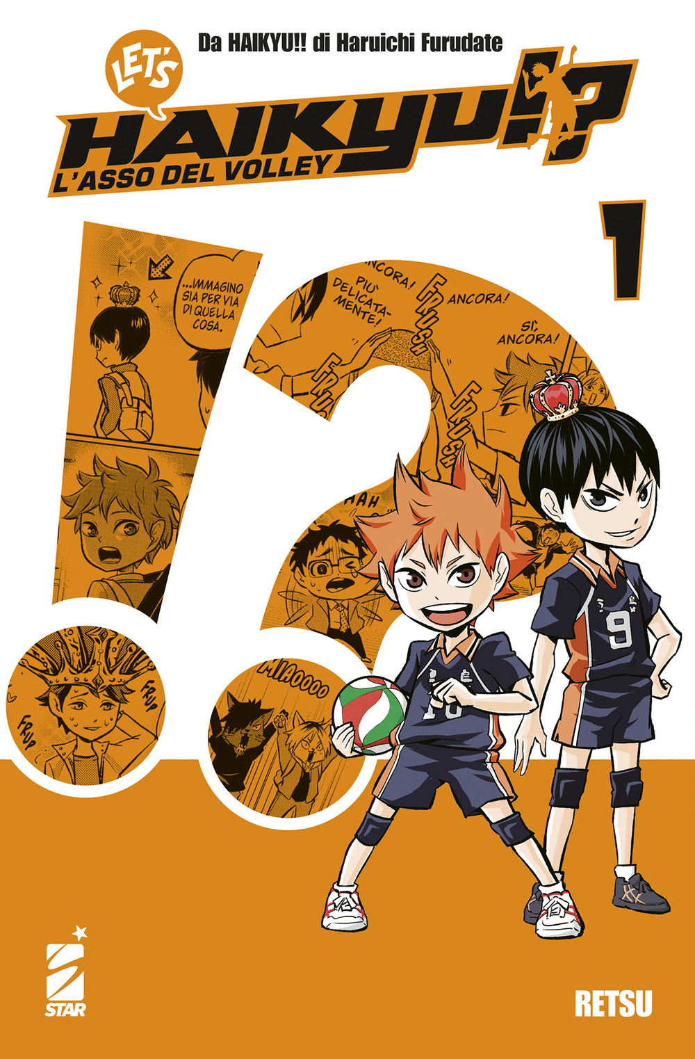 Libro Let's haikyu!? L'asso del volley di Haruichi Furudate - ean 9788822640918 - Star Comics