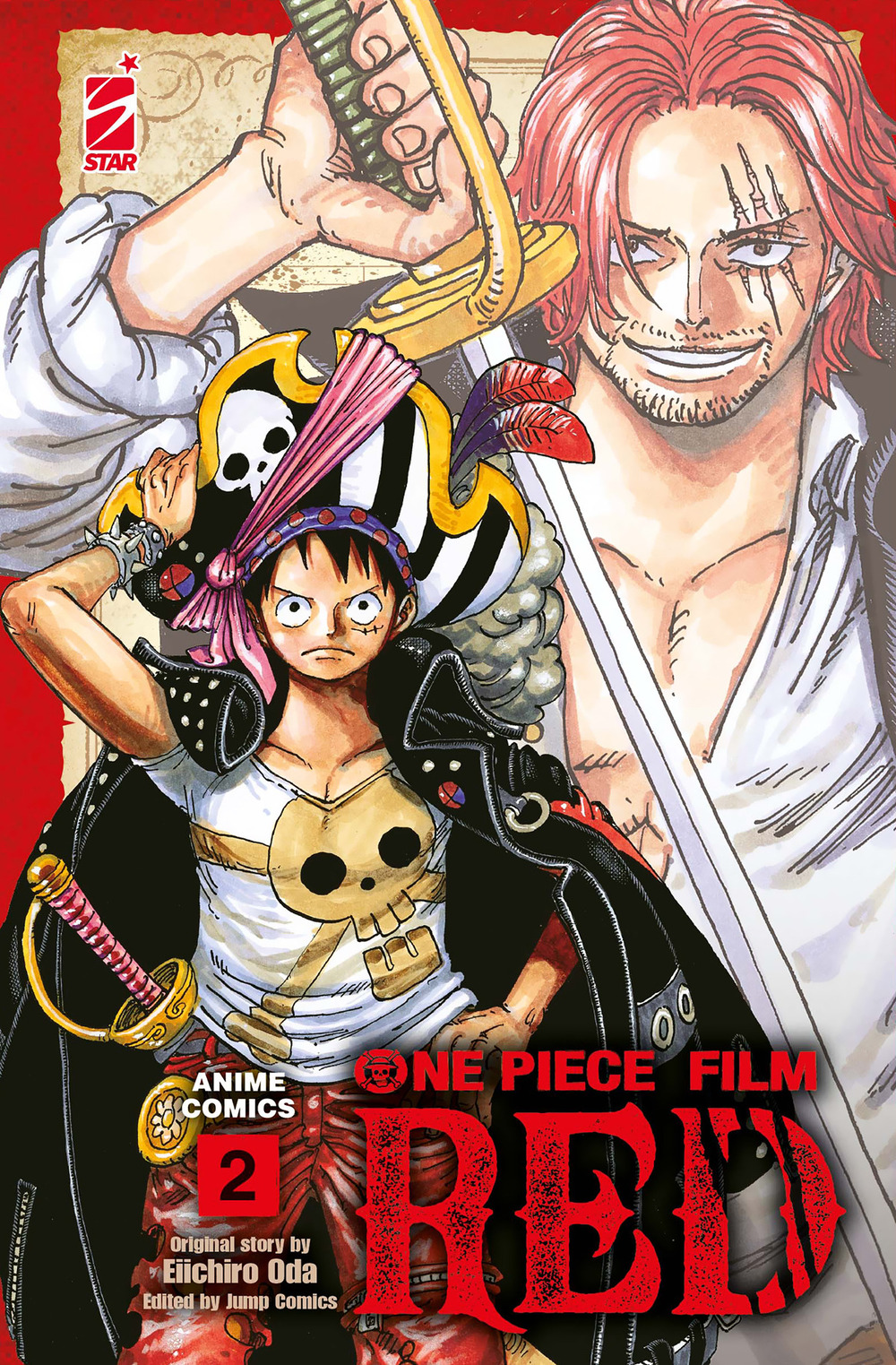Libro One piece film Red. Anime comics di Eiichiro Oda - ean 9788822650580 - Star Comics
