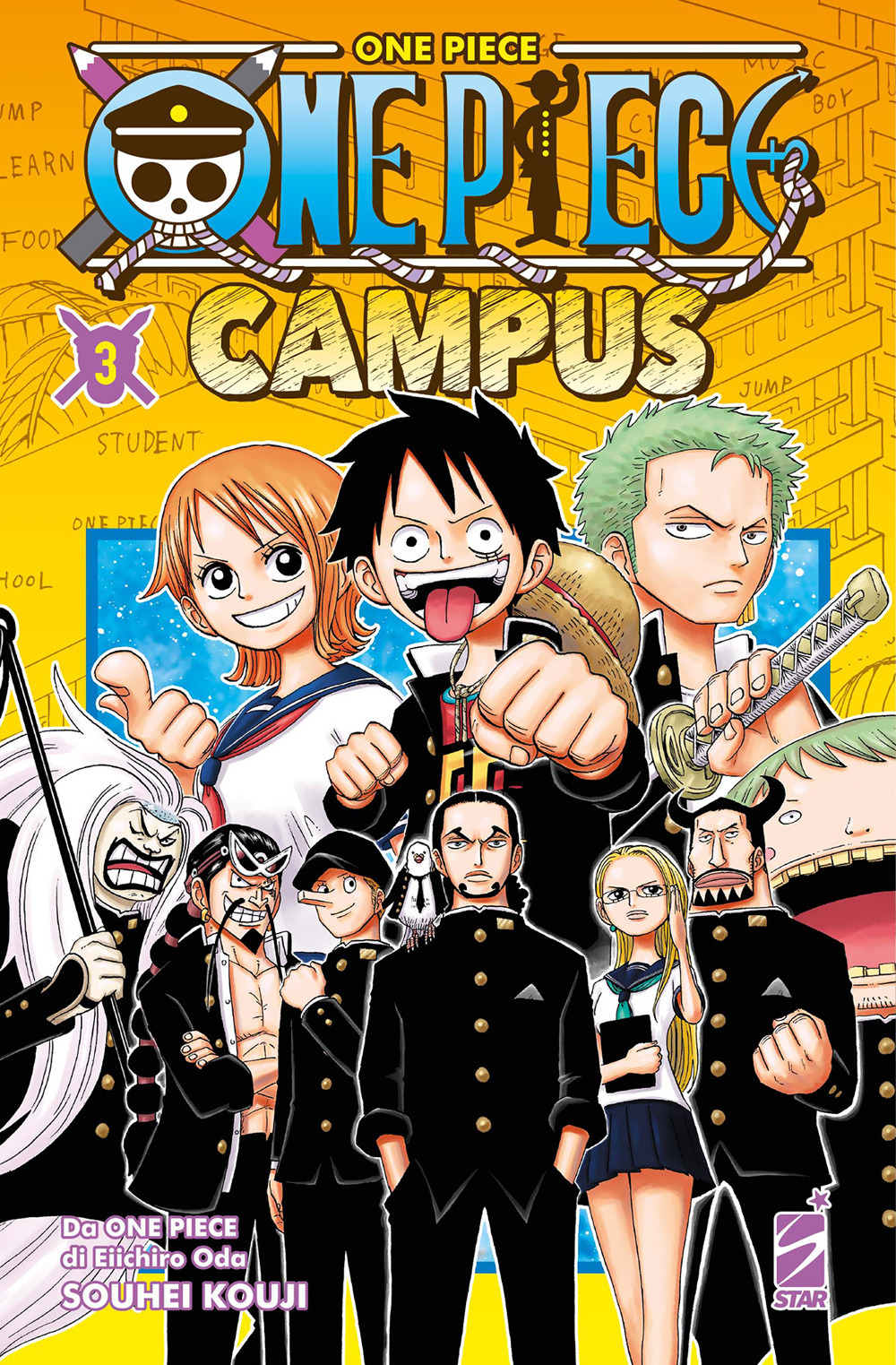 Libro One piece campus di Eiichiro Oda; Souhei Kouji - ean 9788822661999 - Star Comics