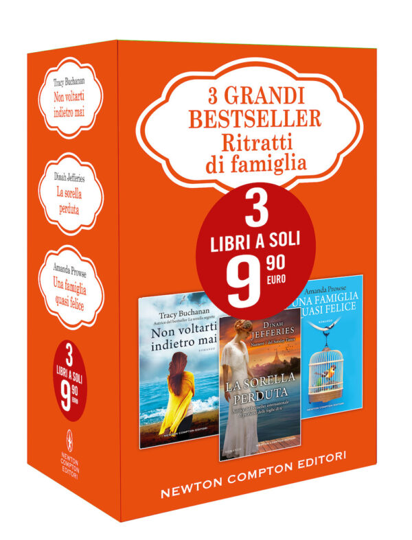 Libro 3 grandi bestseller. Ritratti di famiglia: Non voltarti indietro mai-La sorella perduta-Una famiglia quasi felice di Tracy Buchanan; Dinah Jefferies; Amanda Prowse - ean 9788822742599 - Newton Compton Editori
