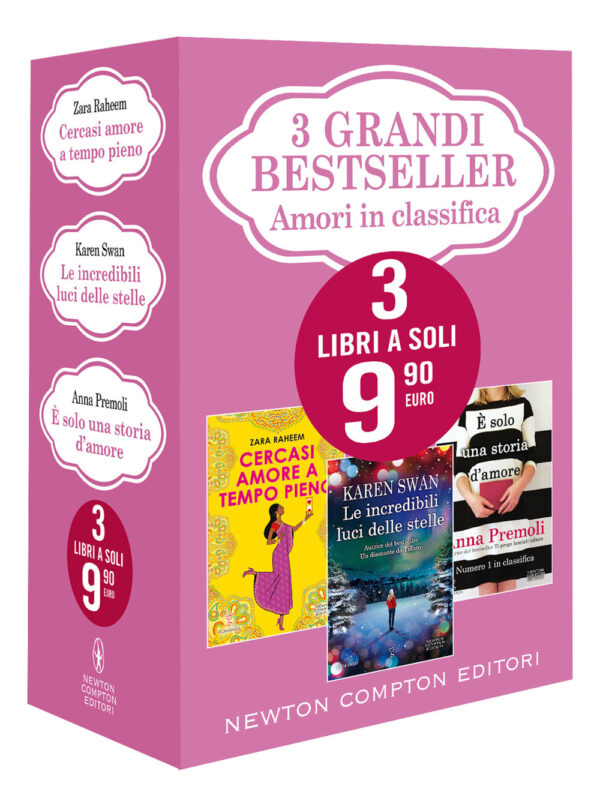 Libro 3 grandi bestseller. Amori in classifica: Cercasi amore a tempo pieno-Le incredibili luci delle stelle-È solo una storia d'amore di Zara Raheem; Karen Swan; Anna Premoli - ean 9788822754028 - Newton Compton Editori
