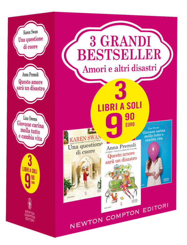 Libro 3 grandi bestseller. Amori e altri disastri: Una questione di cuore-Questo amore sarà un disastro-Giovane carina molla tutto e cambia vita di Karen Swan; Anna Premoli; Lisa Owens - ean 9788822754059 - Newton Compton Editori