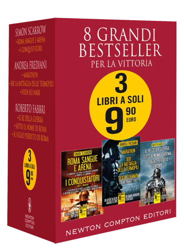 Libro 8 grandi bestseller. Per la vittoria di Roberto Fabbri; Andrea Frediani; Simon Scarrow - ean 9788822755841 - Newton Compton Editori