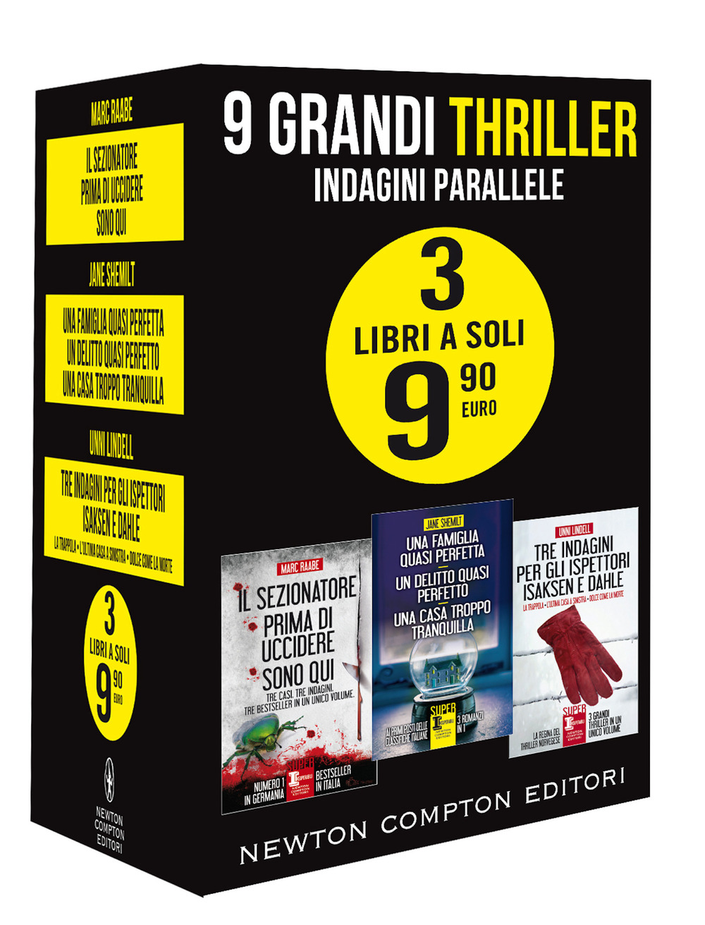Libro 9 grandi thriller. Indagini parallele di Marc Raabe; Jane Shemilt; Unni Lindell - ean 9788822755872 - Newton Compton Editori