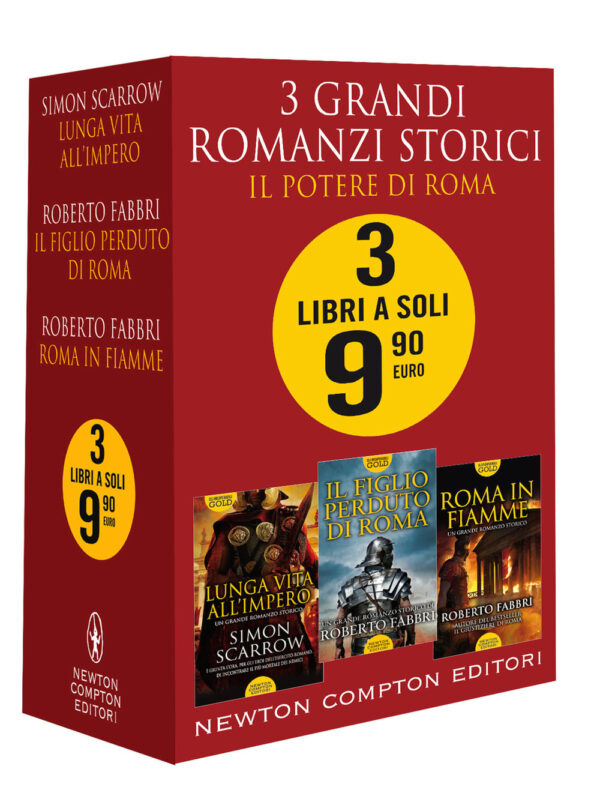 Libro 3 grandi romanzi storici. Il potere di Roma: Roma in fiamme-Il figlio perduto di Roma-Lunga vita all'impero di Simon Scarrow; Roberto Fabbri - ean 9788822757630 - Newton Compton Editori