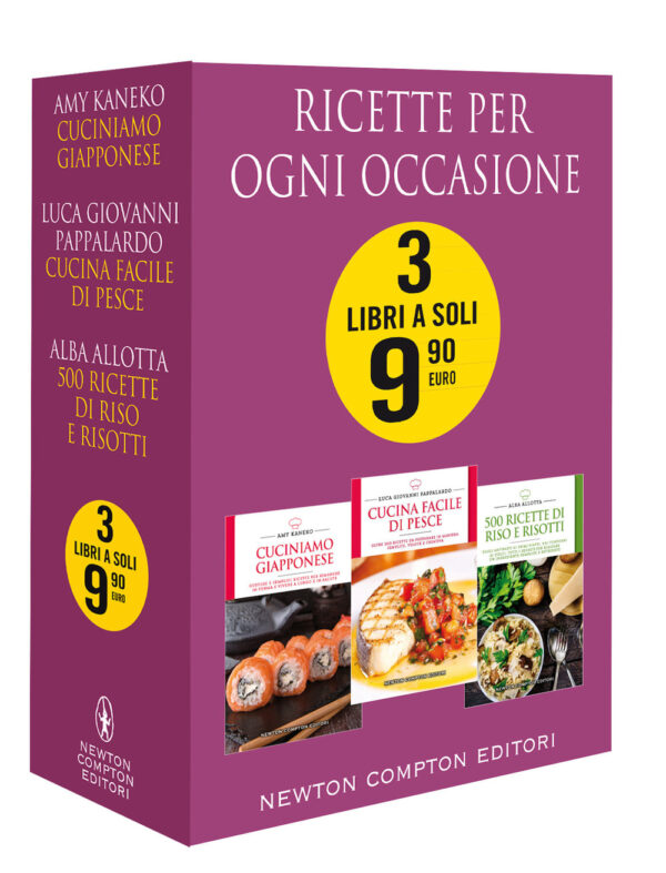Libro Ricette per ogni occasione: Cuciniamo giapponese-Cucina facile di pesce-500 ricette di riso e risotti di Amy Kaneko; Alba Allotta - ean 9788822758248 - Newton Compton Editori