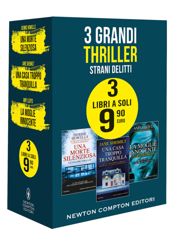 Libro 3 grandi thriller. Strani delitti: Una morte silenziosa-Una casa troppo tranquilla-La moglie innocente di Debbie Howells; Jane Shemilt; Amy Lloyd - ean 9788822760845 - Newton Compton Editori