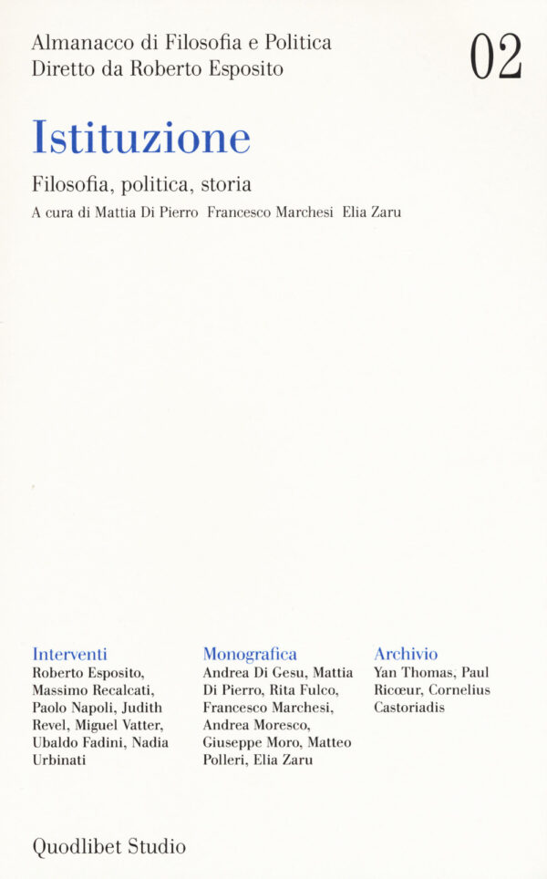 Libro Almanacco di filosofia e politica di  - ean 9788822904379 - Quodlibet