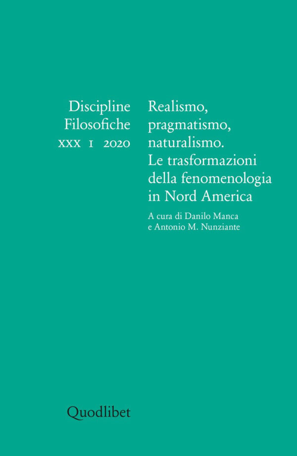 Libro Discipline filosofiche di  - ean 9788822905406 - Quodlibet
