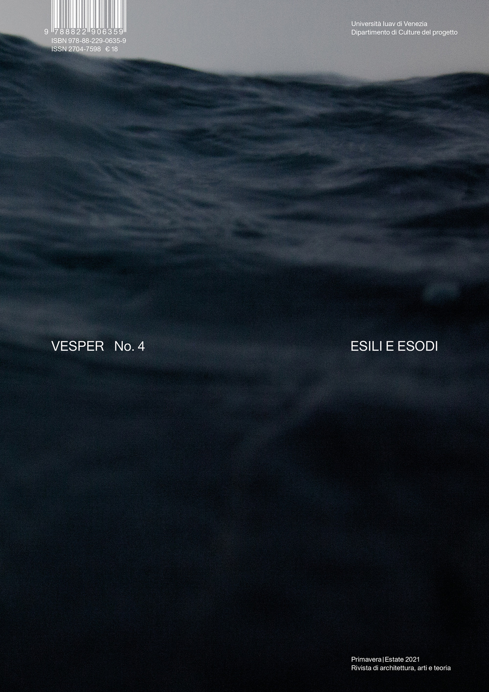 Libro Vesper. Rivista di architettura