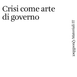 Libro Crisi come arte di governo di Dario Gentili - ean 9788822907578 - Quodlibet