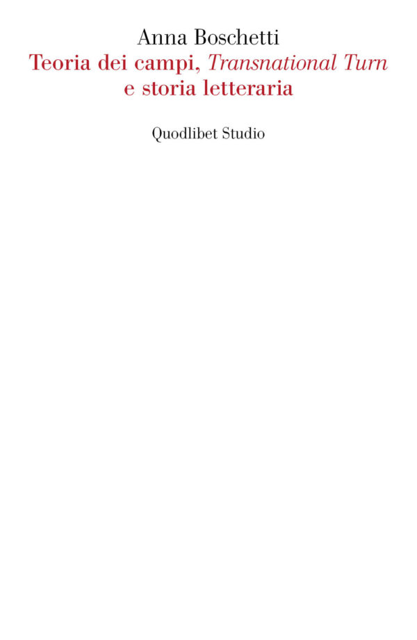 Libro Teoria dei campi