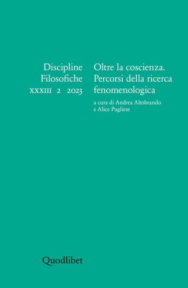 Libro Discipline filosofiche di  - ean 9788822922151 - Quodlibet