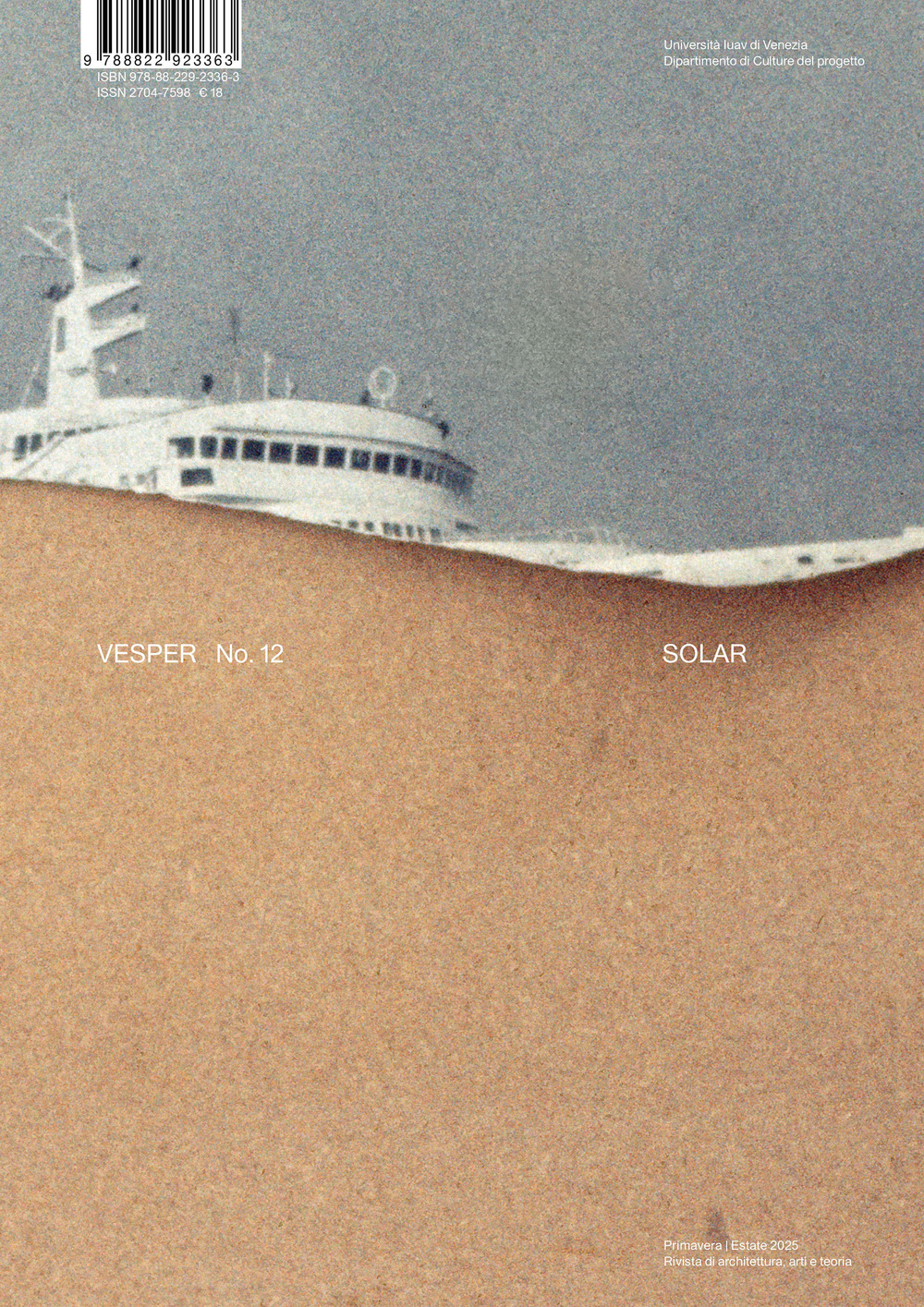 Libro Vesper. Rivista di architettura