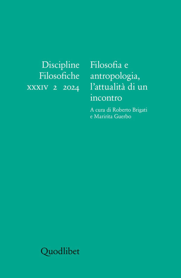 Libro Discipline filosofiche. Ediz. italiana e inglese di  - ean 9788822923424 - Quodlibet