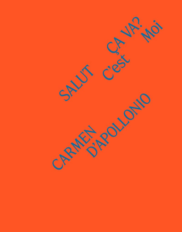 Libro Carmen D'Apollonio. Salut