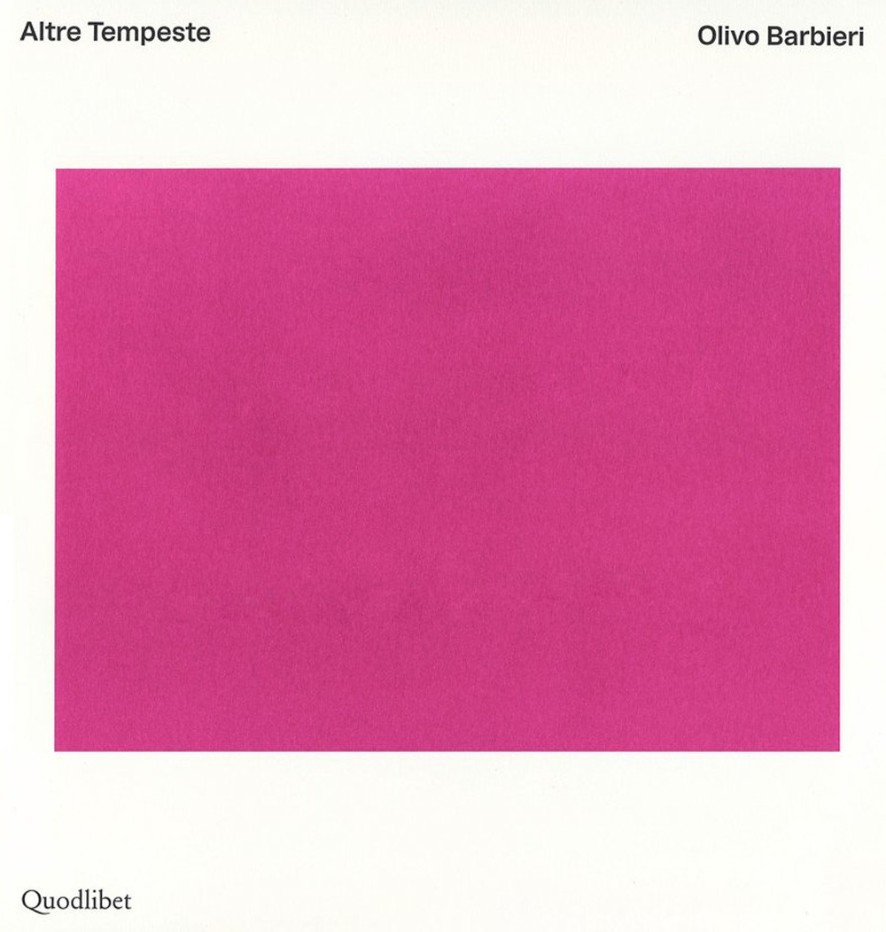 Libro Altre tempeste. Ediz. italiane e inglese di Olivo Barbieri - ean 9788822924797 - Quodlibet