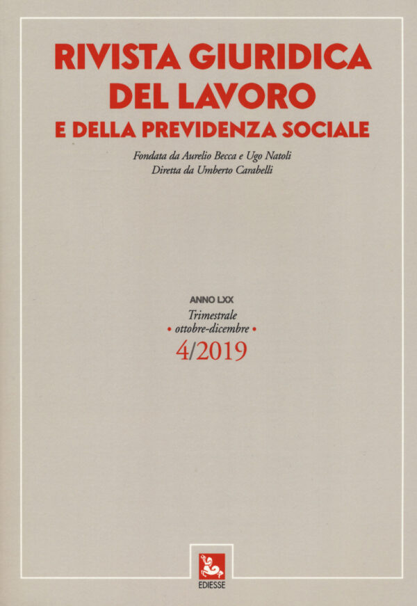 Libro Rivista giuridica del lavoro e della previdenza sociale di  - ean 9788823022744 - Futura Editrice