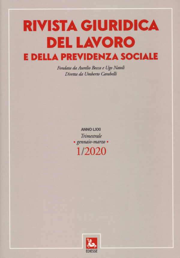 Libro Rivista giuridica del lavoro di  - ean 9788823022898 - Futura Editrice