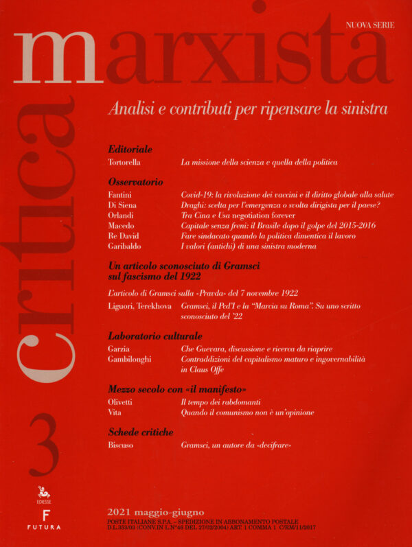 Libro Critica marxista di  - ean 9788823023437 - Futura Editrice