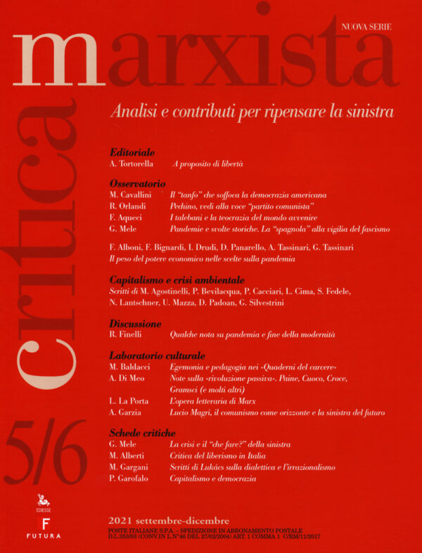 Libro Critica marxista di  - ean 9788823023819 - Futura Editrice