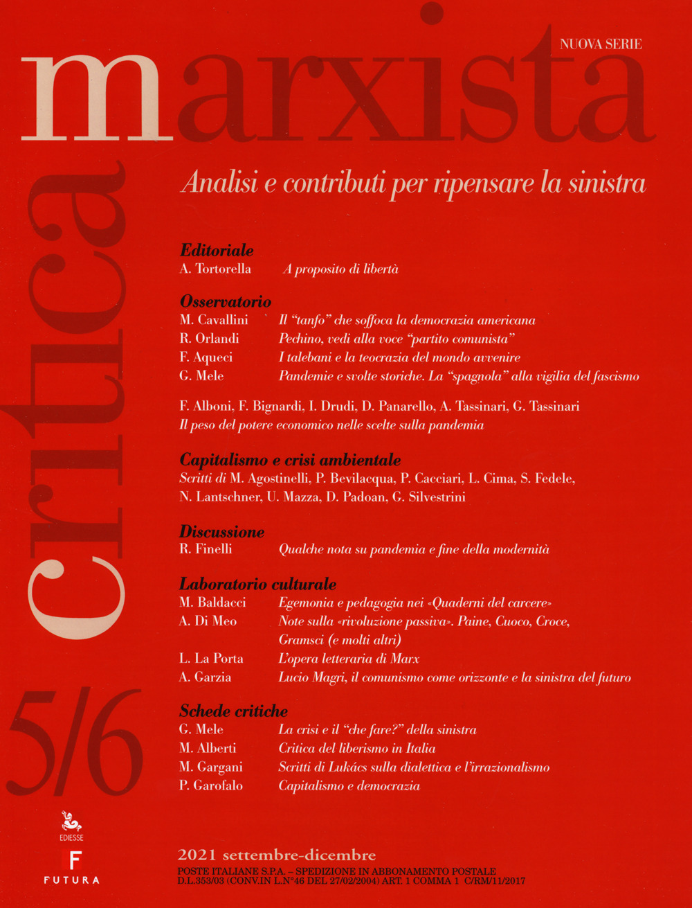 Libro Critica marxista di - ean 9788823023819 - Futura Editrice