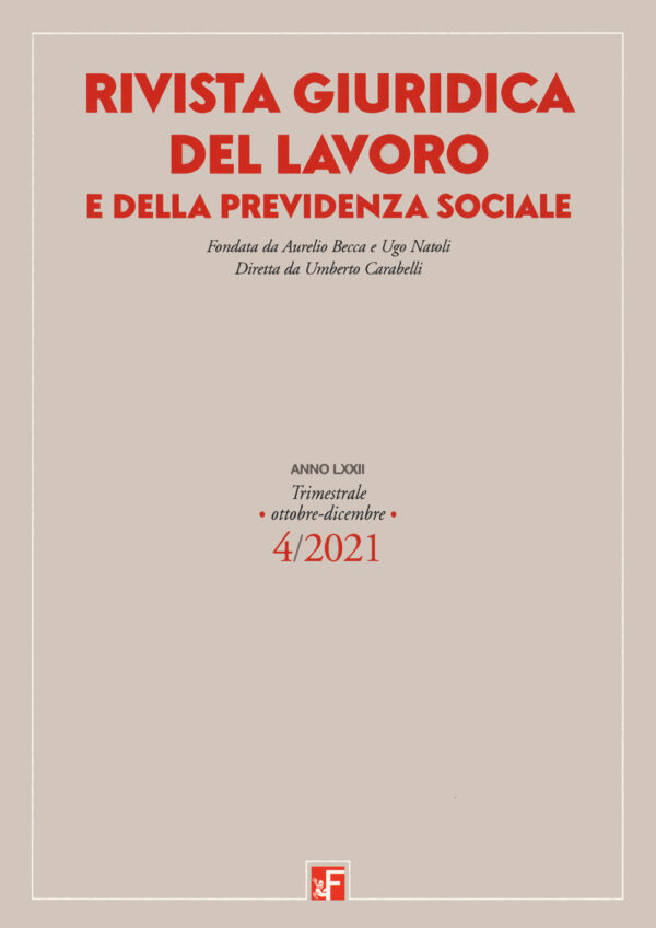 Libro Rivista giuridica del lavoro e della previdenza sociale di  - ean 9788823023857 - Futura Editrice