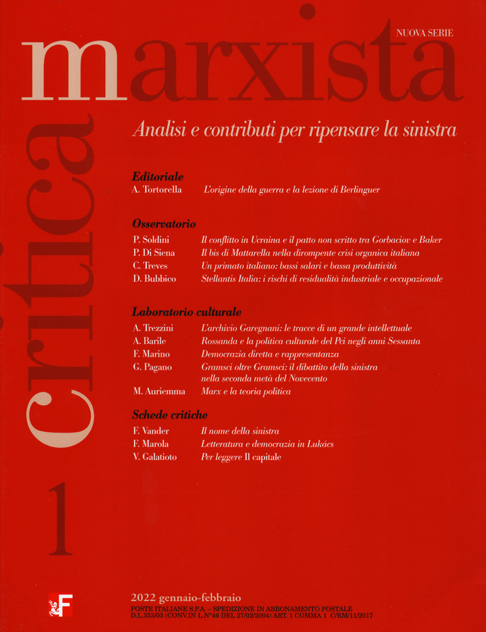 Libro Critica marxista di - ean 9788823024007 - Futura Editrice