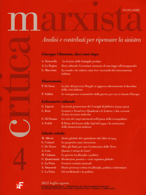 Libro Critica marxista di  - ean 9788823024274 - Futura Editrice