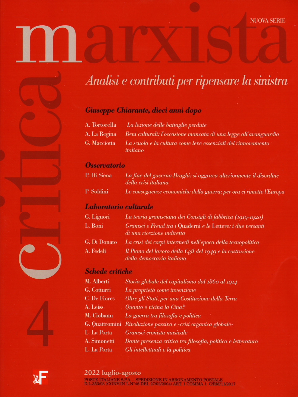 Libro Critica marxista di - ean 9788823024274 - Futura Editrice