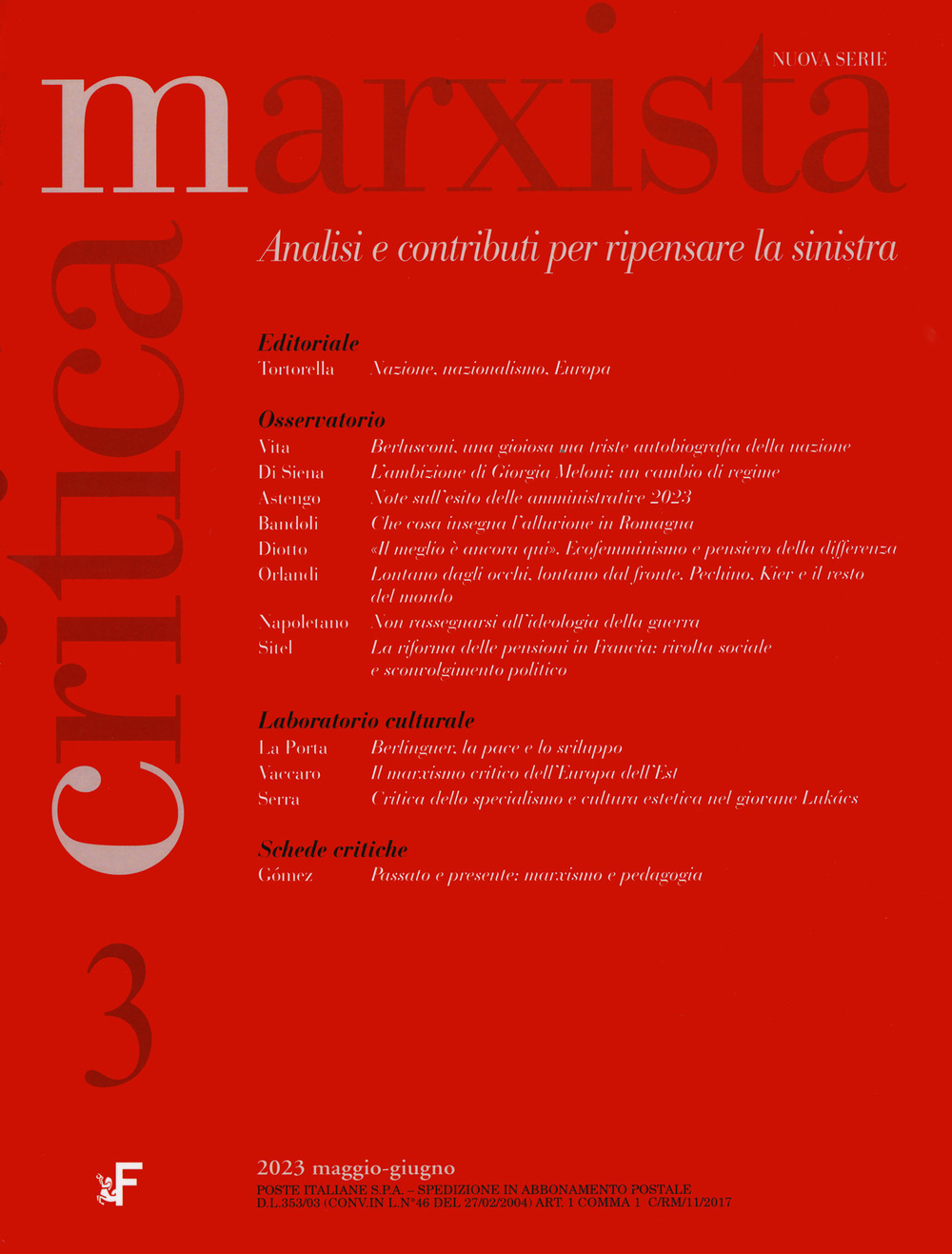 Libro Critica marxista di - ean 9788823024991 - Futura Editrice