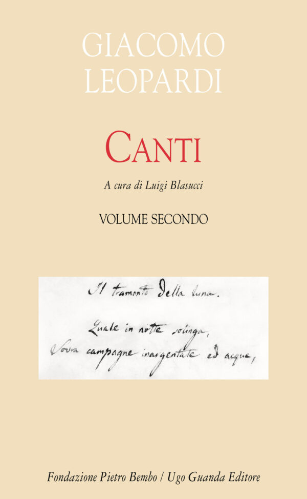 Libro Canti di Giacomo Leopardi - ean 9788823529663 - Guanda