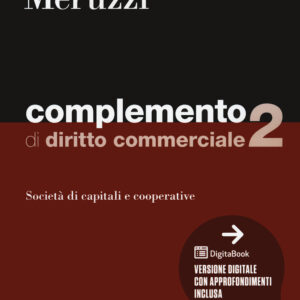 Libro Complemento di diritto commerciale di Giovanni Meruzzi - ean 9788823823563 - EGEA