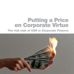 Libro Putting a price on corporate virtue. The risk side of CSR in corporate finance di Anastasia Giakoumelou - ean 9788823846753 - EGEA