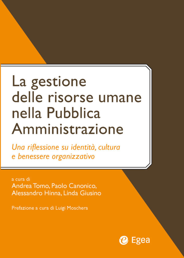 Libro gestione delle risorse umane nella pubblica amministrazione. Una riflessione su identità
