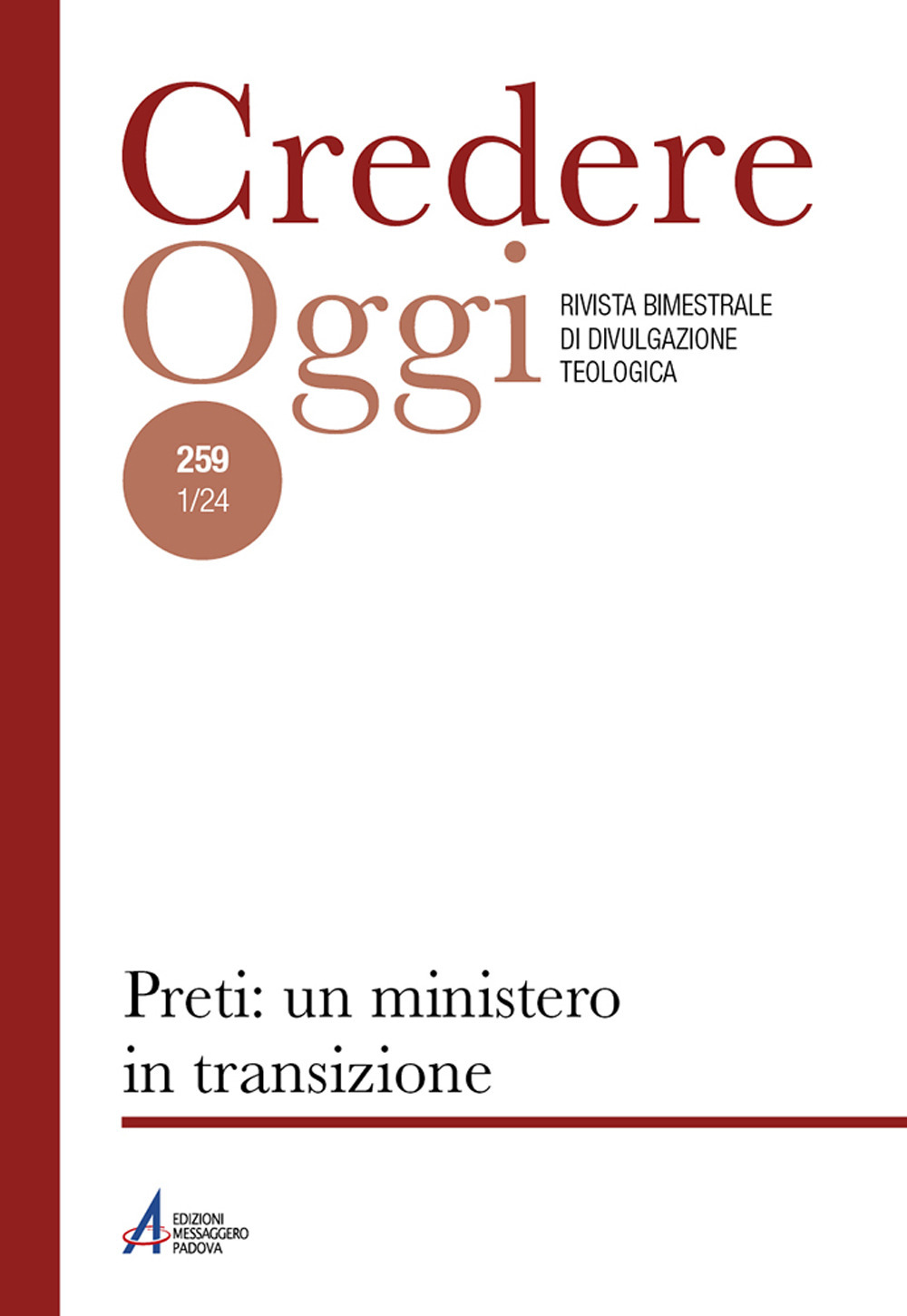Libro Credereoggi di - ean 9788825058444 - EMP - Edizioni Messaggero Padova