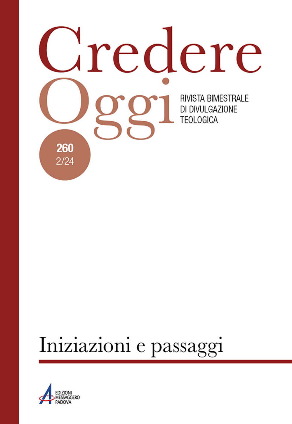 Libro Credereoggi di - ean 9788825058475 - EMP - Edizioni Messaggero Padova