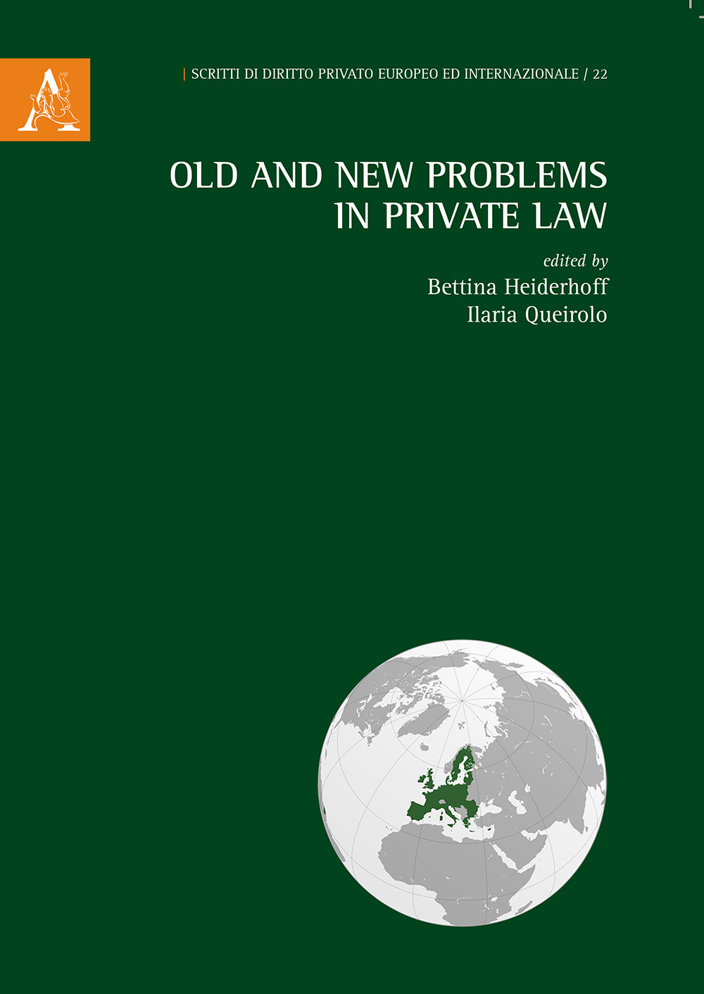 Libro Old and new problems in private law di - ean 9788825531435 - Aracne