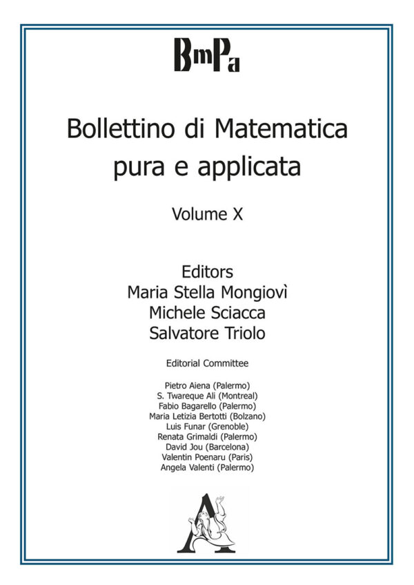 Libro Bollettino di matematica pura e applicata di  - ean 9788825532135 - Aracne