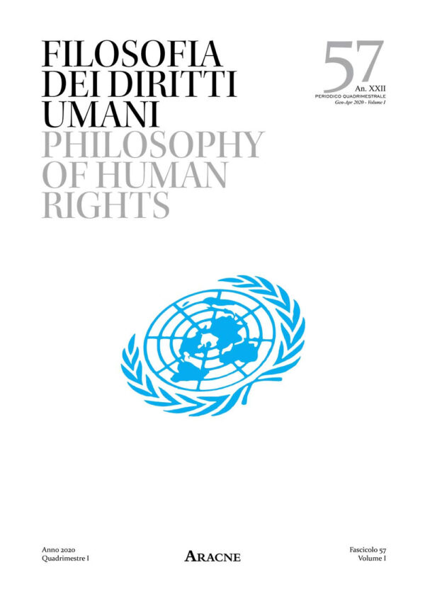 Libro Filosofia dei Diritti umani-Philosophy of human rights di  - ean 9788825538892 - Aracne