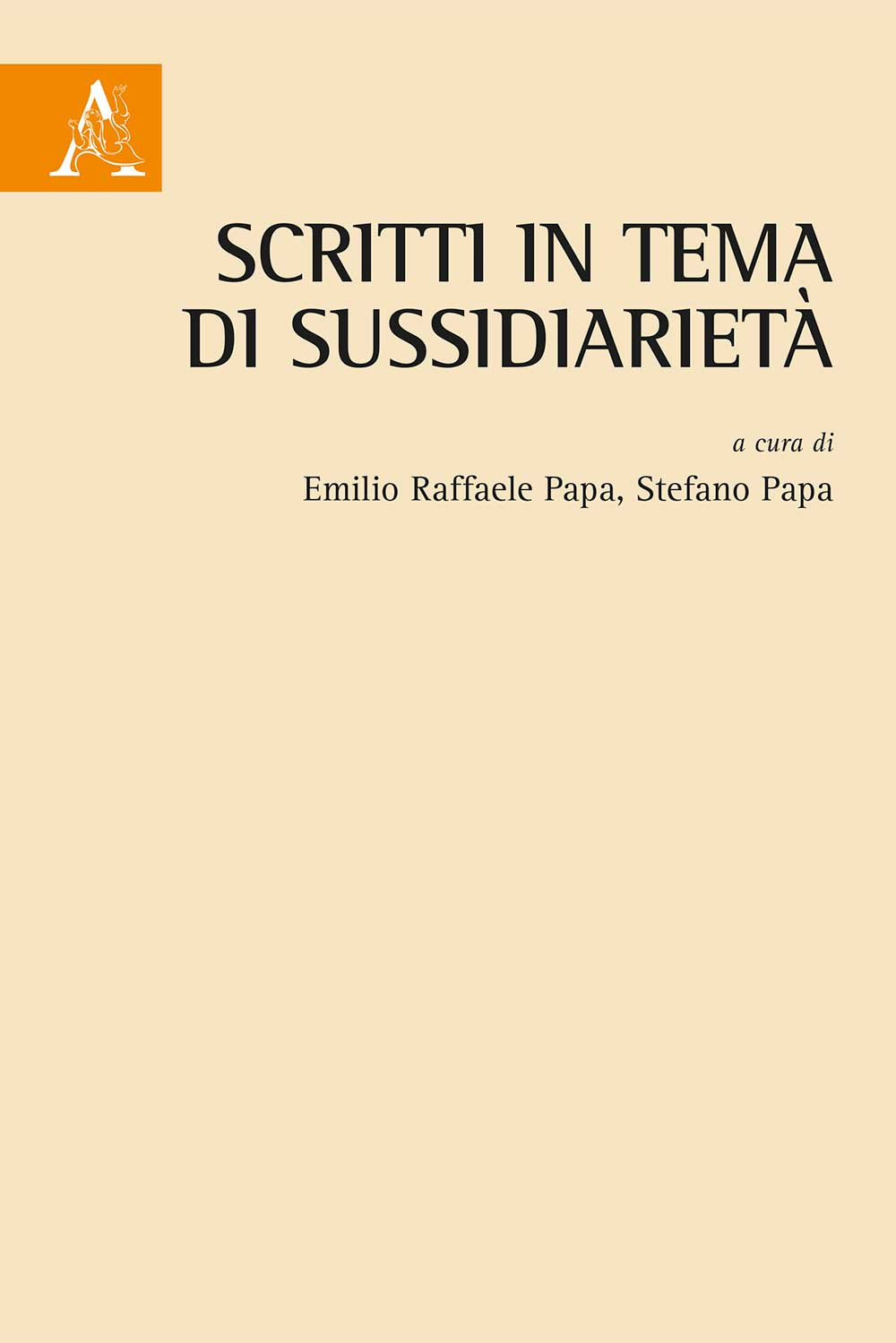 Libro Scritti in tema di sussidiarietà di - ean 9788825539103 - Aracne