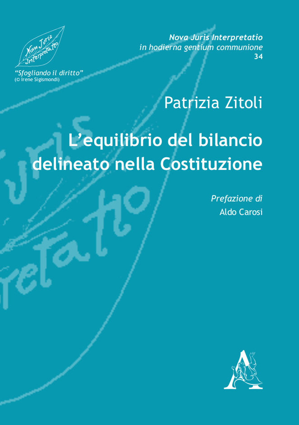 Libro equilibrio del bilancio delineato nella Costituzione di Patrizia Zitoli - ean 9788825539660 - Aracne