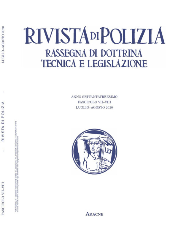 Libro Rivista di polizia. Rassegna di dottrina tecnica e legislazione di  - ean 9788825540352 - Aracne