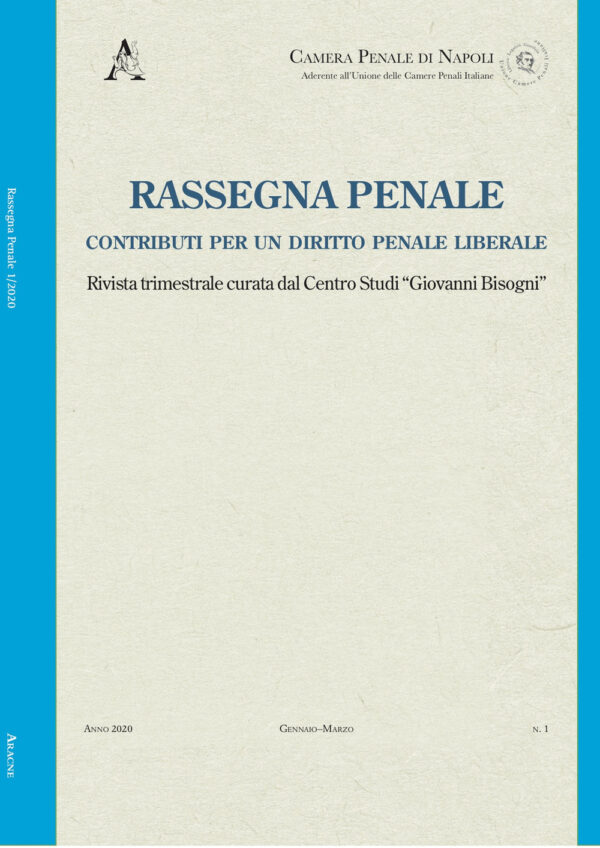 Libro Rassegna penale. Contributi per un diritto penale liberale di  - ean 9788825540796 - Aracne