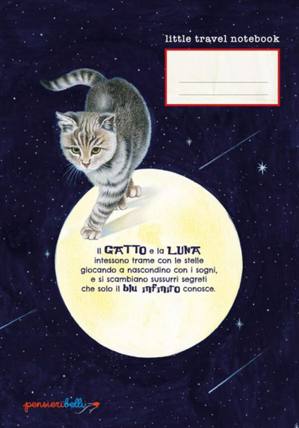 Libro gatto e la luna (Quaderno da zaino) di  - ean 9788826206271 - Edizioni del Baldo