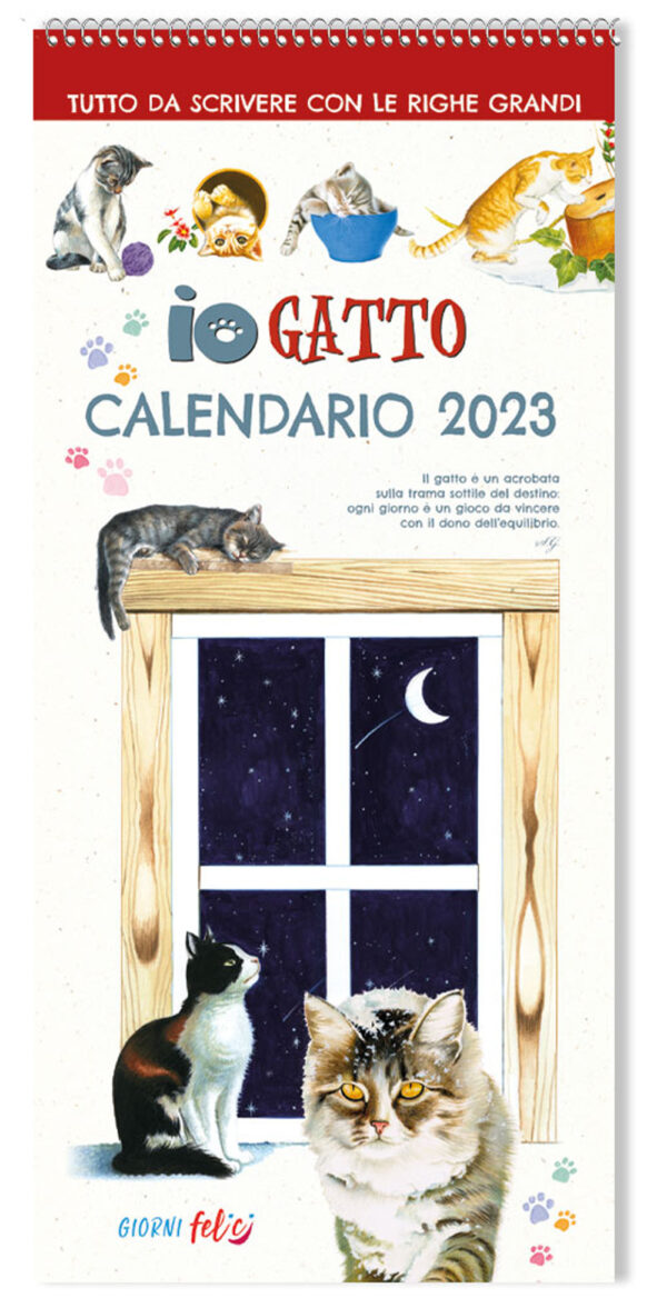 Libro Io gatto. Calendario grande 2023 di  - ean 9788826206554 - Edizioni del Baldo