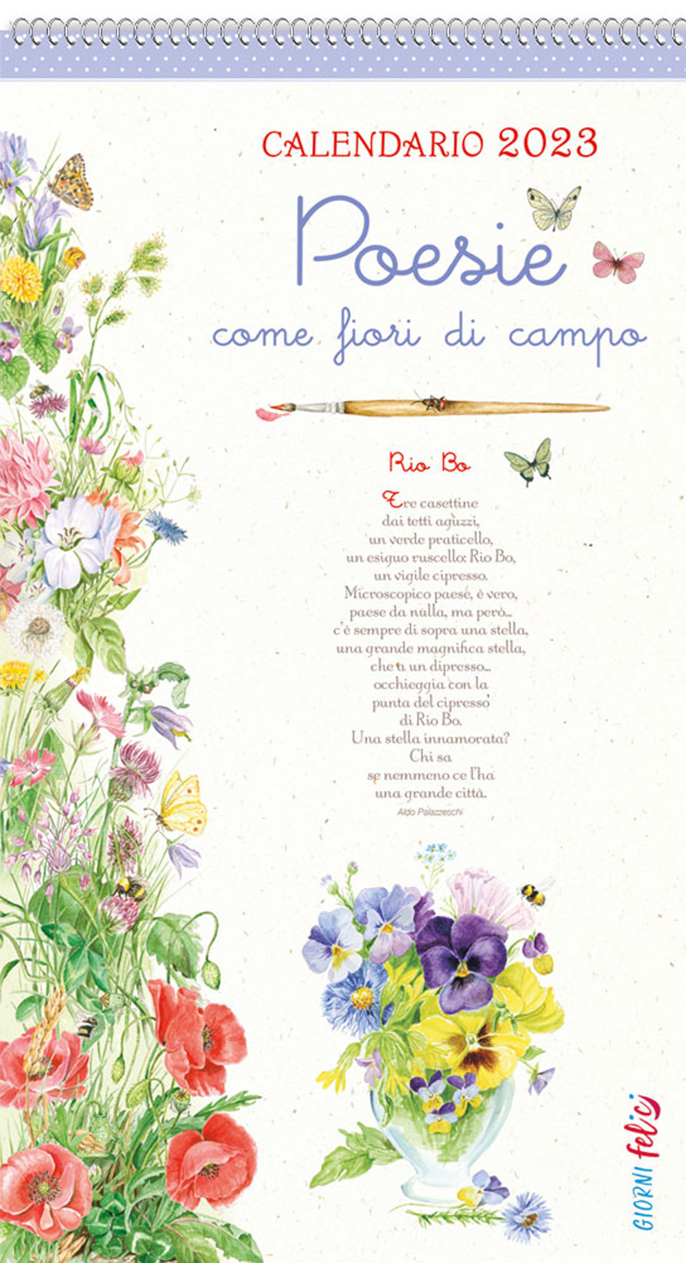 Libro Poesie come fiori di campo. Calendario 2023 di - ean 9788826206608 - Edizioni del Baldo